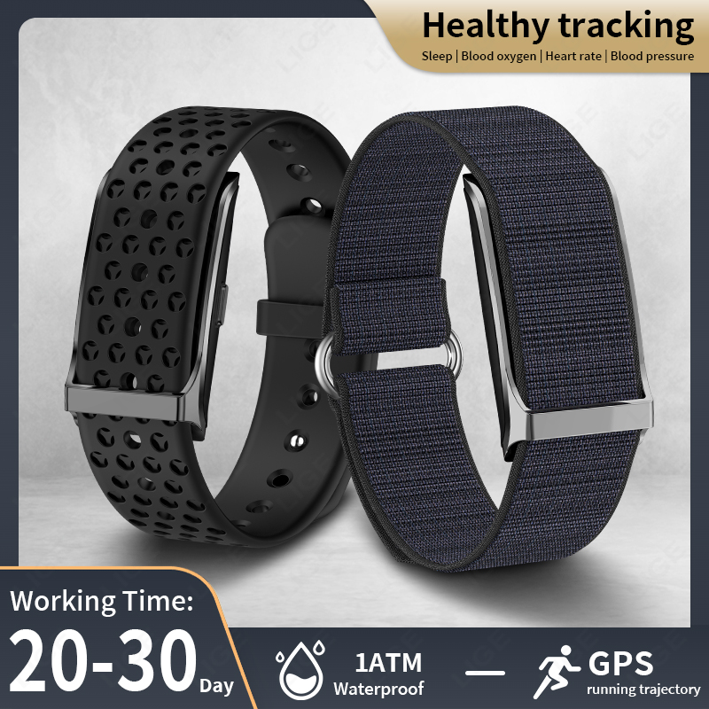 Android Smartwatch Accessories - LIGE-Montre connectée pour hommes et femmes,