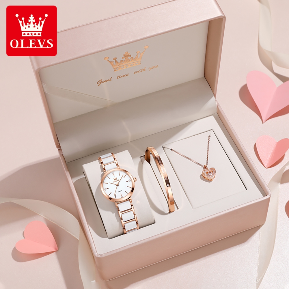 Accessories With Watch - OLEVS femmes montre 5877 luxe élégant