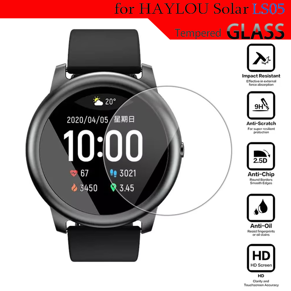 Garmin Smartwatch Accessories - Verre trempé pour HayLou Solar LS05,