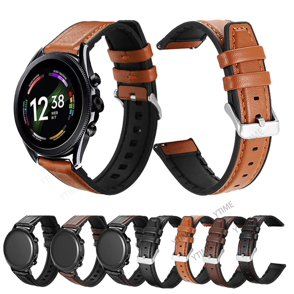 Fossil Smartwatch Accessories - Bracelet en cuir de Silicone 22mm