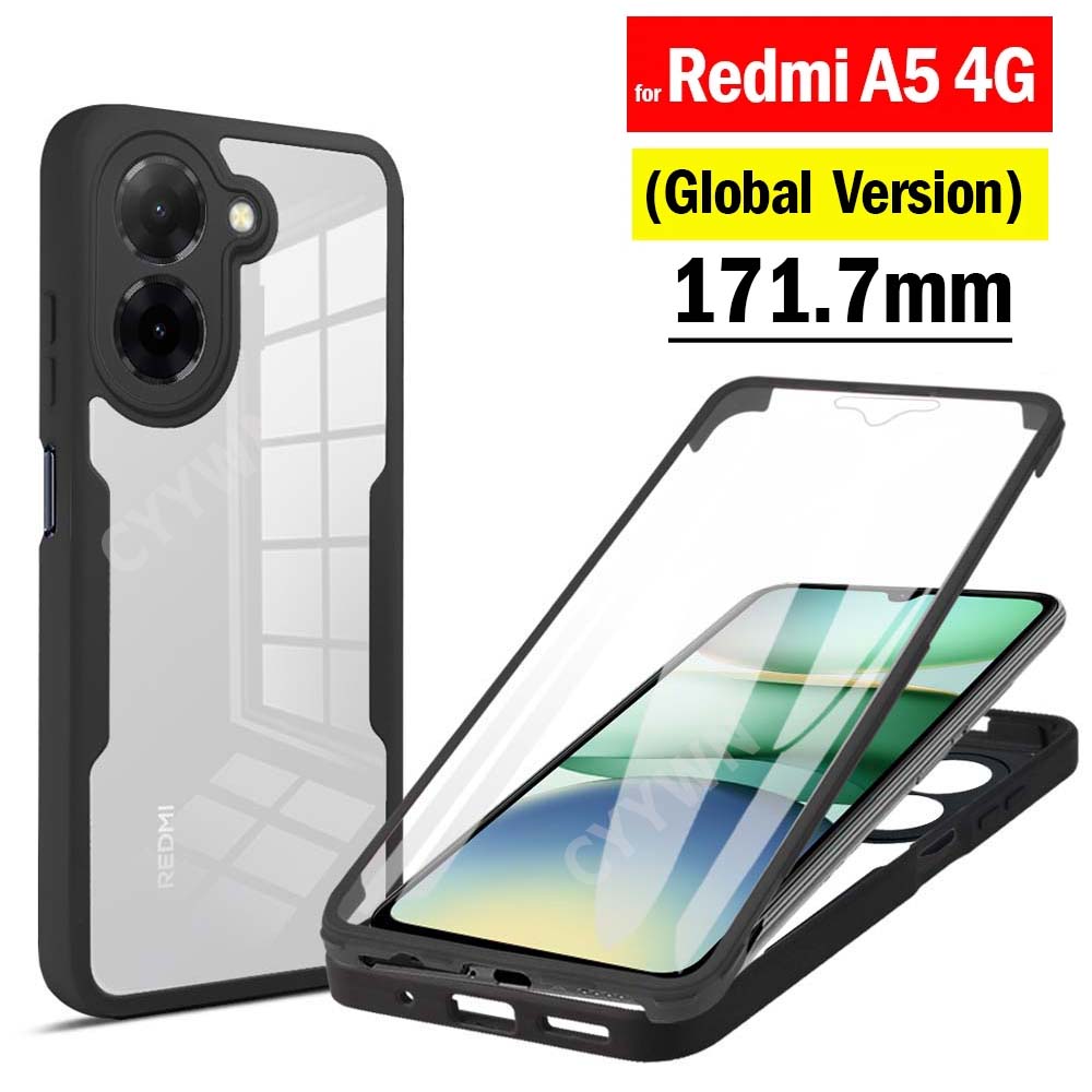 Screen Protector Film - Protecteur d'écran complet 360, étui Transparent