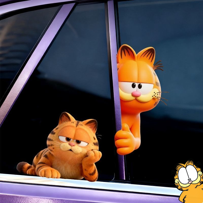 Accessories With Watch - Autocollants Garfield dessin animé mignon et