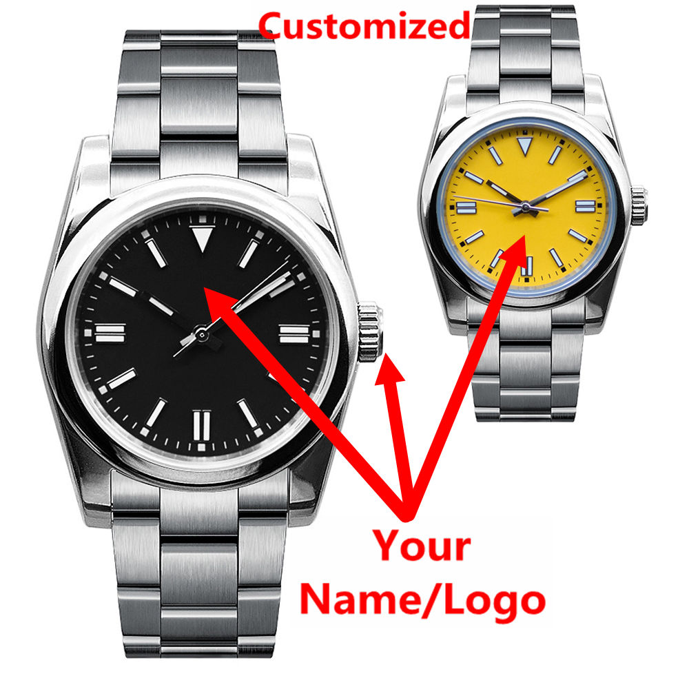 Accessories With Watch - Montre homme personnalisée avec logo, saphir,