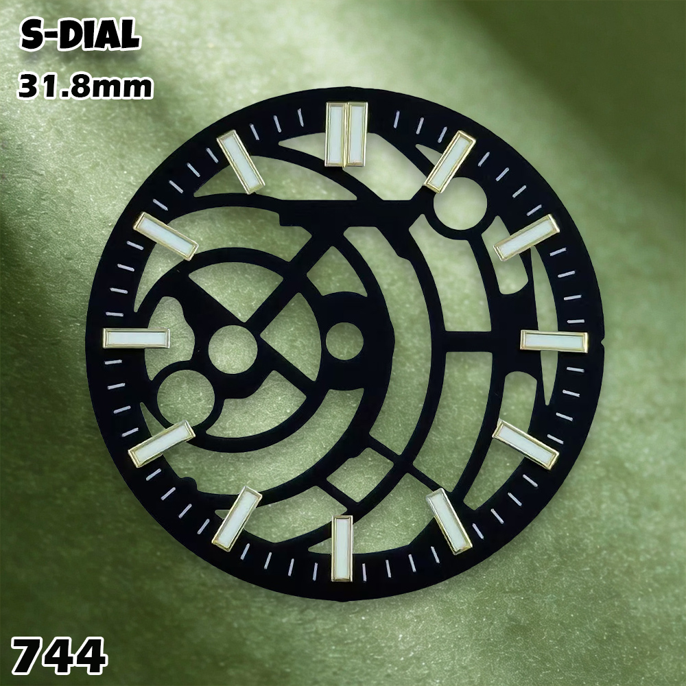 Cadran lumineux vert NH 31.8mm - Accessories With Watch avis et prix