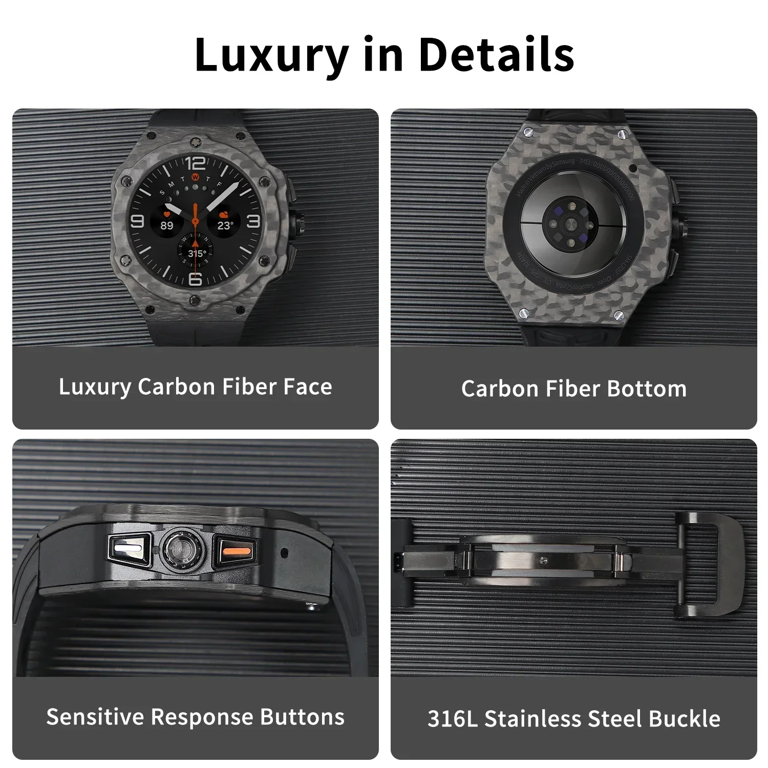 Kit de modification de luxe po - Garmin Smartwatch Accessories avis et prix
