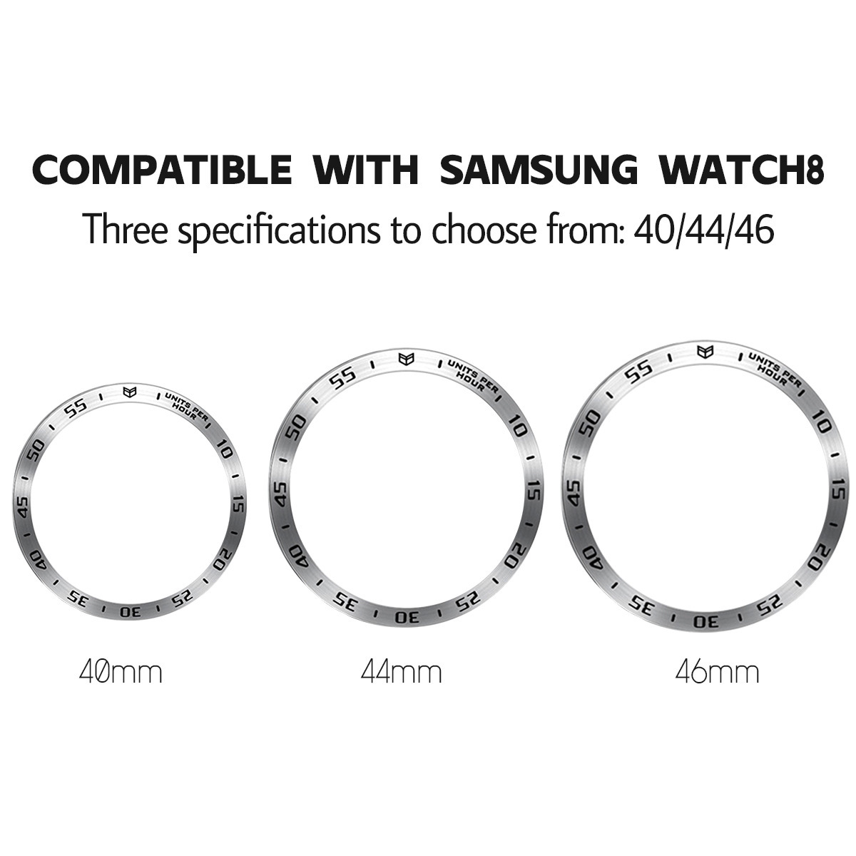 Anneau de lunette en métal pou - Accessories For Galaxy Watch 5 avis et prix