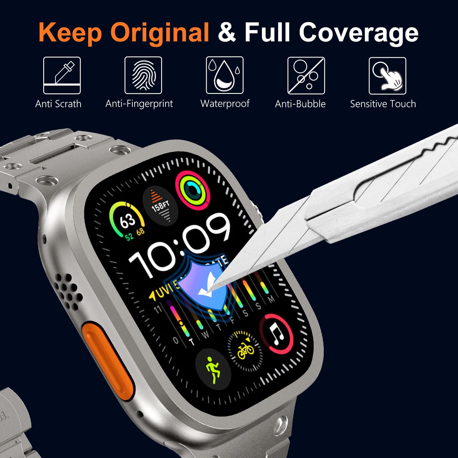 Verre trempé pour Apple Watch  - Apple Smartwatch Accessories avis et prix