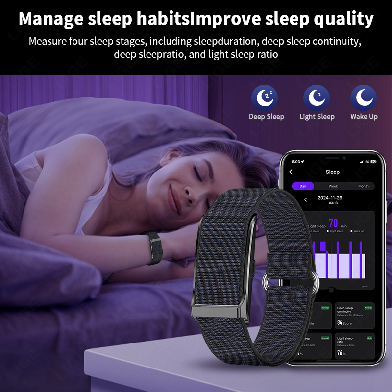 LIGE-Montre connectée pour hom - Android Smartwatch Accessories avis et prix