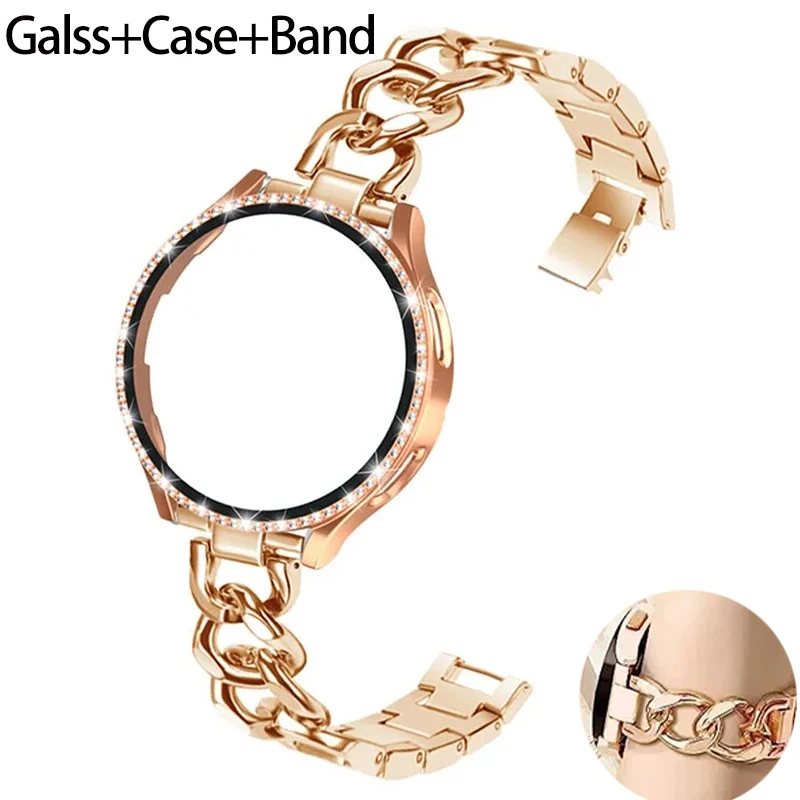 Étui + Bracelet scintillant po - Accessories For Galaxy Watch 5 avis et prix