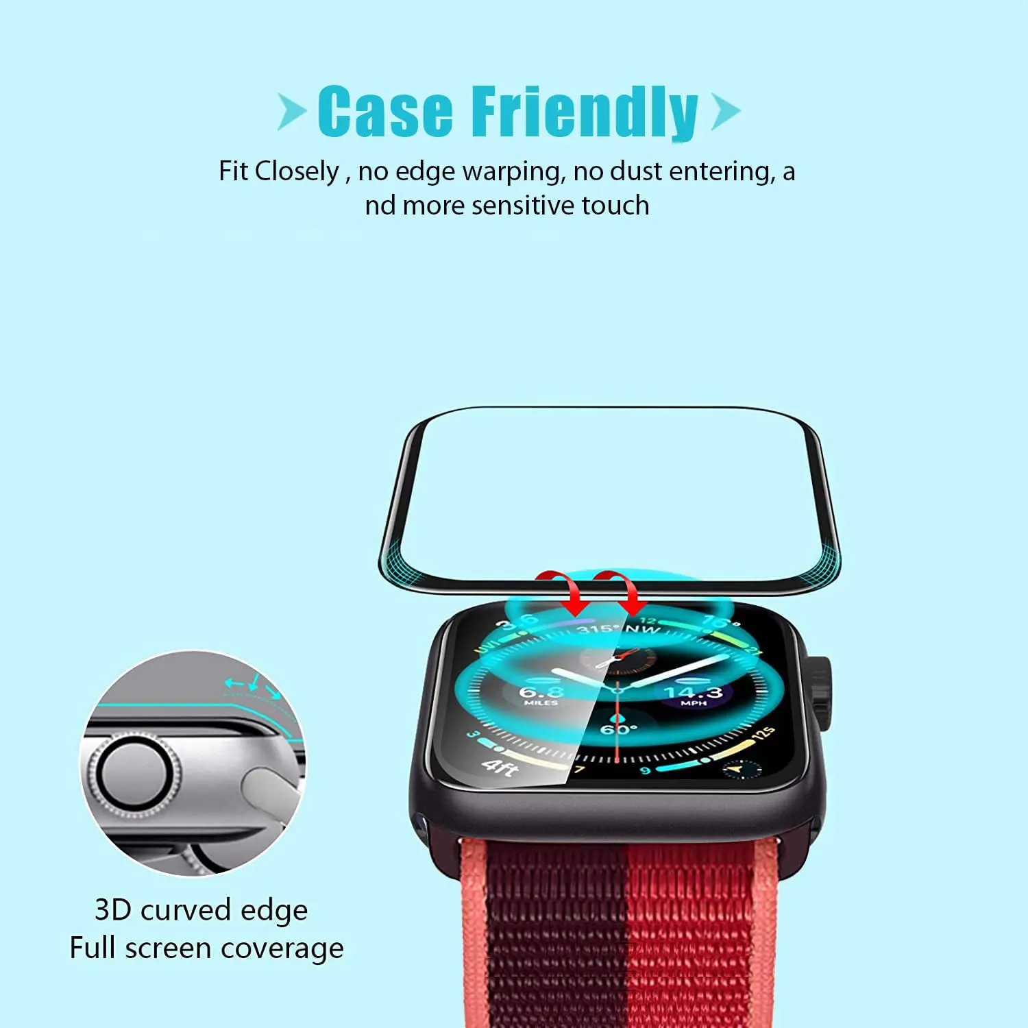 Protecteur d'écran en film tre - Apple Smartwatch Accessories avis et prix