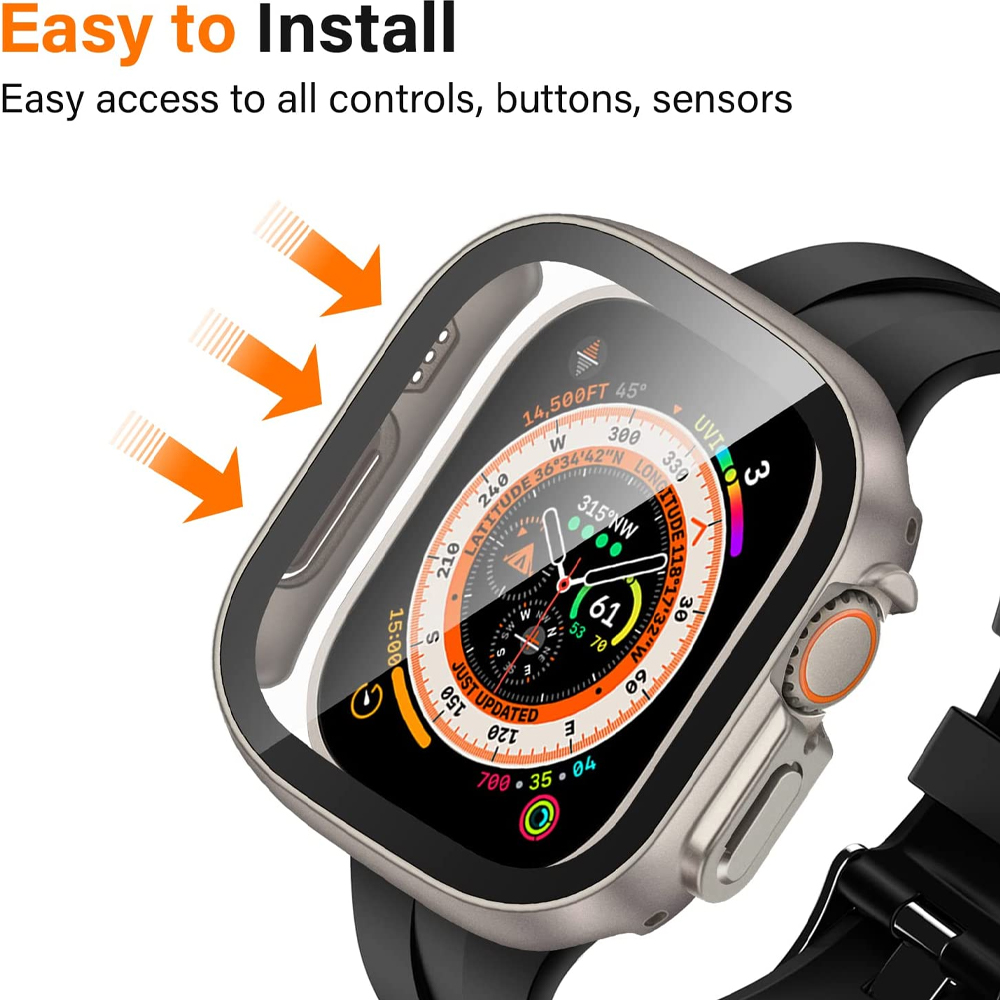 Verre + boîtier pour Apple Wat - Apple Smartwatch Accessories avis et prix