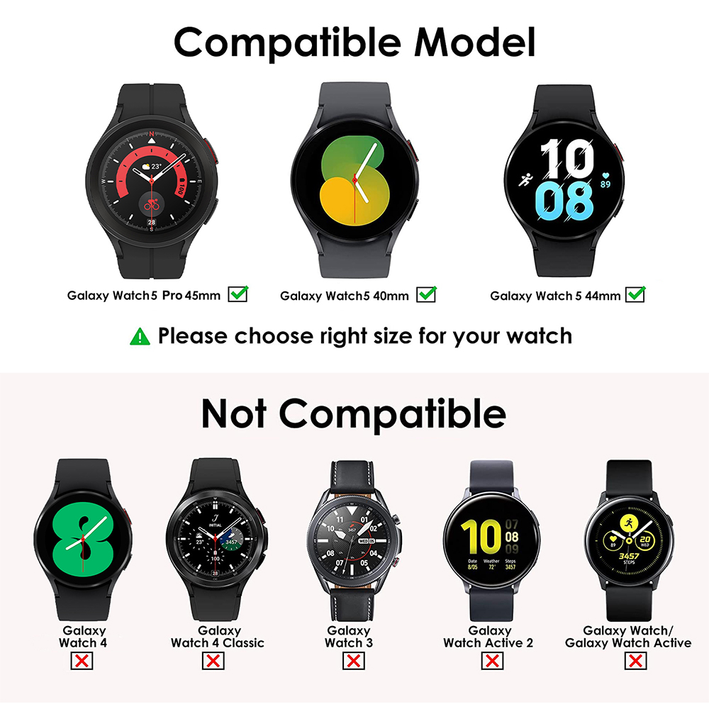 Coque de protection d'écran ét - Accessories For Galaxy Watch 5 avis et prix