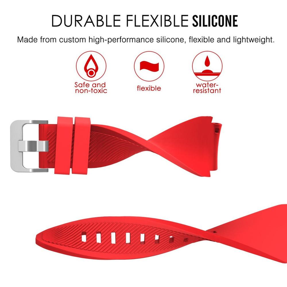 Bracelet en silicone pour Real - Fossil Smartwatch Accessories avis et prix