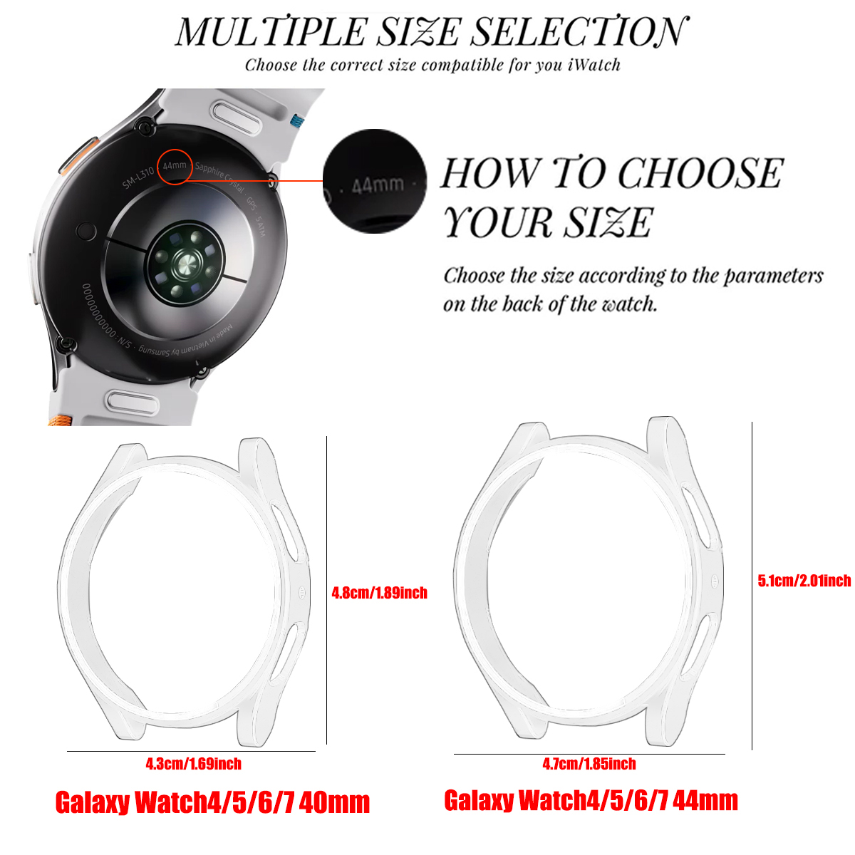 Juste de protection pour Samsu - Accessories For Galaxy Watch 5 avis et prix